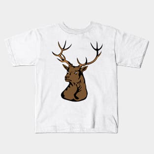 Vintage Buck Head Retro Kids T-Shirt